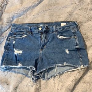 Denim shorts